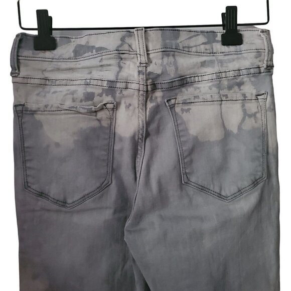 banana Republic Sculpt Skinny Gray Bleached Mid Rise Denim Jeans Size 27 / 4 - Picture 6 of 9